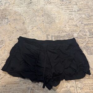 Xhilaration Black Elastic Waist Shorts